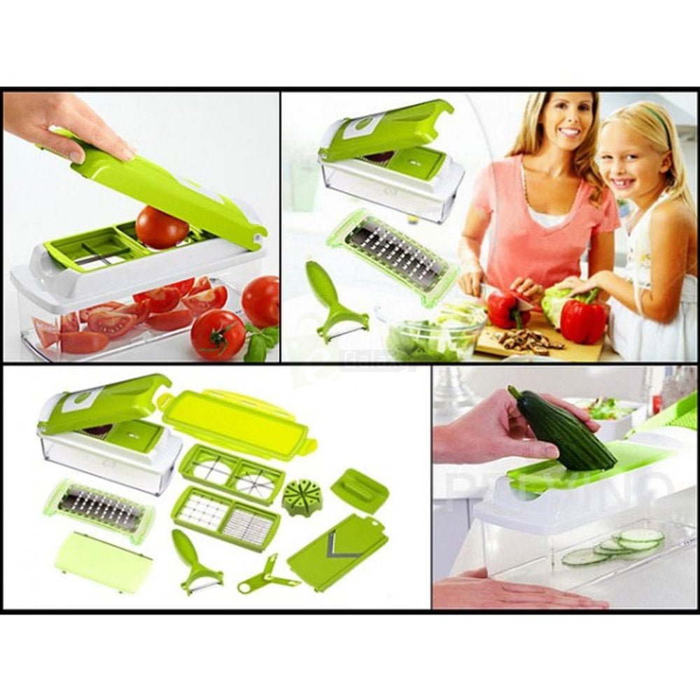 Nicer Dicer Plus 12 in 1 vegetables choped